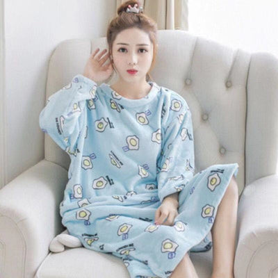 Autumn And Winter Pajamas Women Winter Flannel Pajamas Women