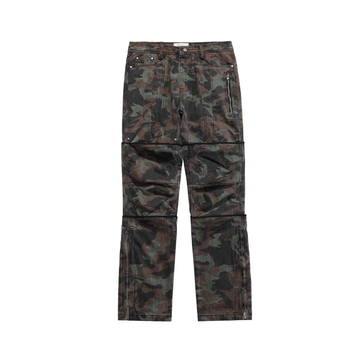 Women Retro Street Camouflage Trousers