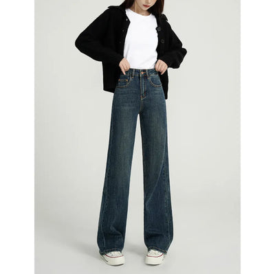 Fashion Casual Denim Trousers Women